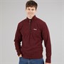 Regatta Mens Thompson Marl 1/2 Zip Fleece Dark Maroon