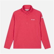 Regatta Girls Loco 1/2 Zip Fleece Pop/Raspberry Ripple