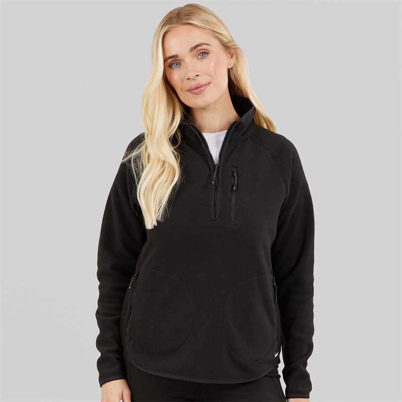 Regatta Womens 1/2 Zip Fleece Black