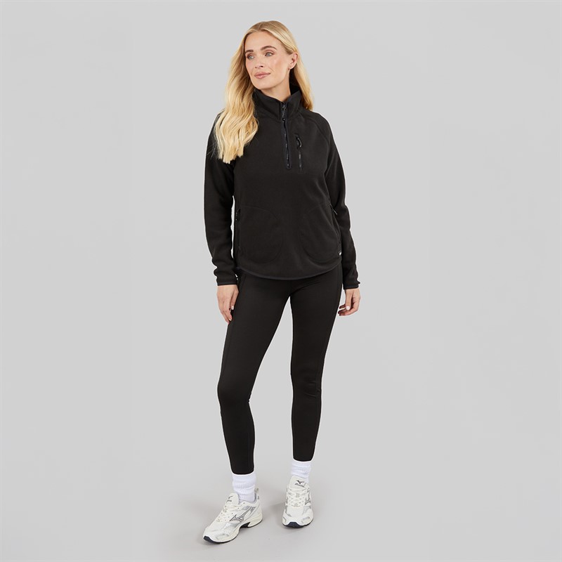 Regatta Womens 1/2 Zip Fleece Black