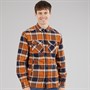 Regatta Mens Spennith Overshirt Glazed Ginger/Navy