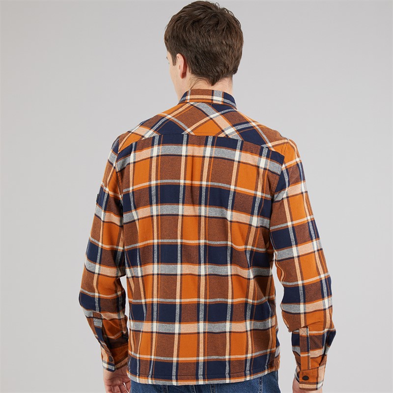 Regatta Mens Spennith Overshirt Glazed Ginger/Navy