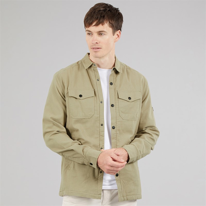 Regatta Mens Spennith Overshirt Golden Sand