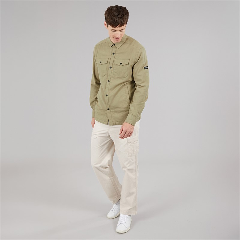Regatta Mens Spennith Overshirt Golden Sand