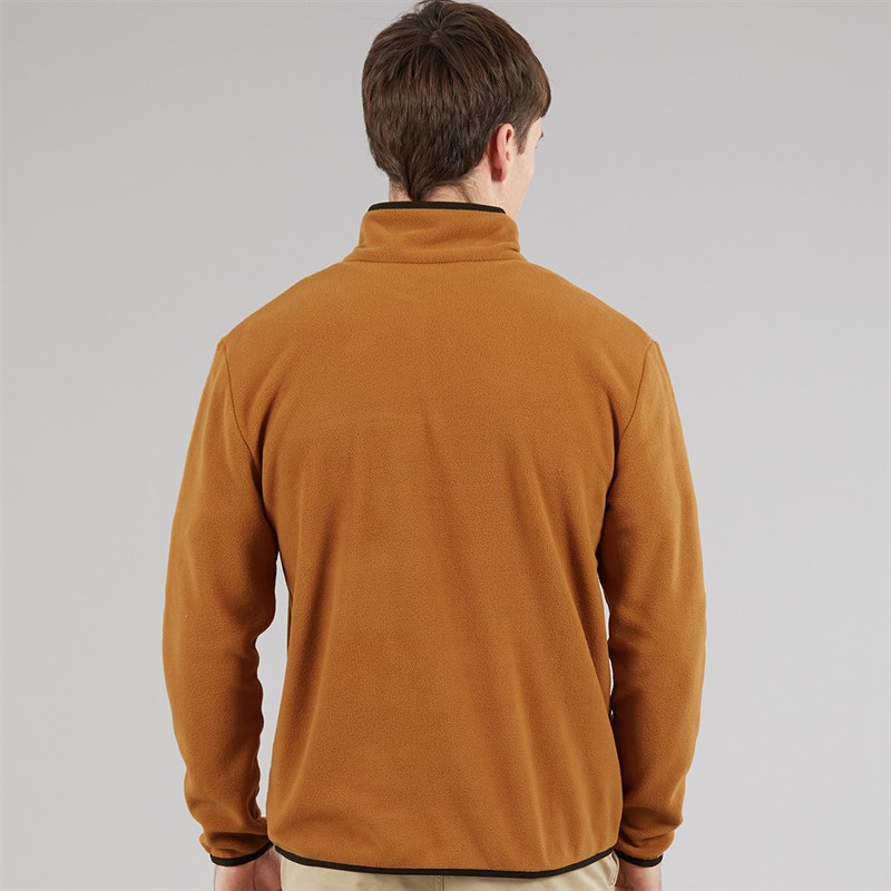 Regatta Mens Frankie 1/2 Zip Fleece Glazed Ginger
