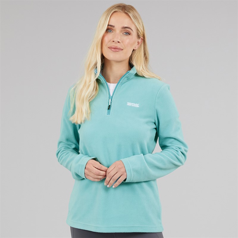 Regatta Womens Sweethart 1/2 Zip Fleece Nordic Blue