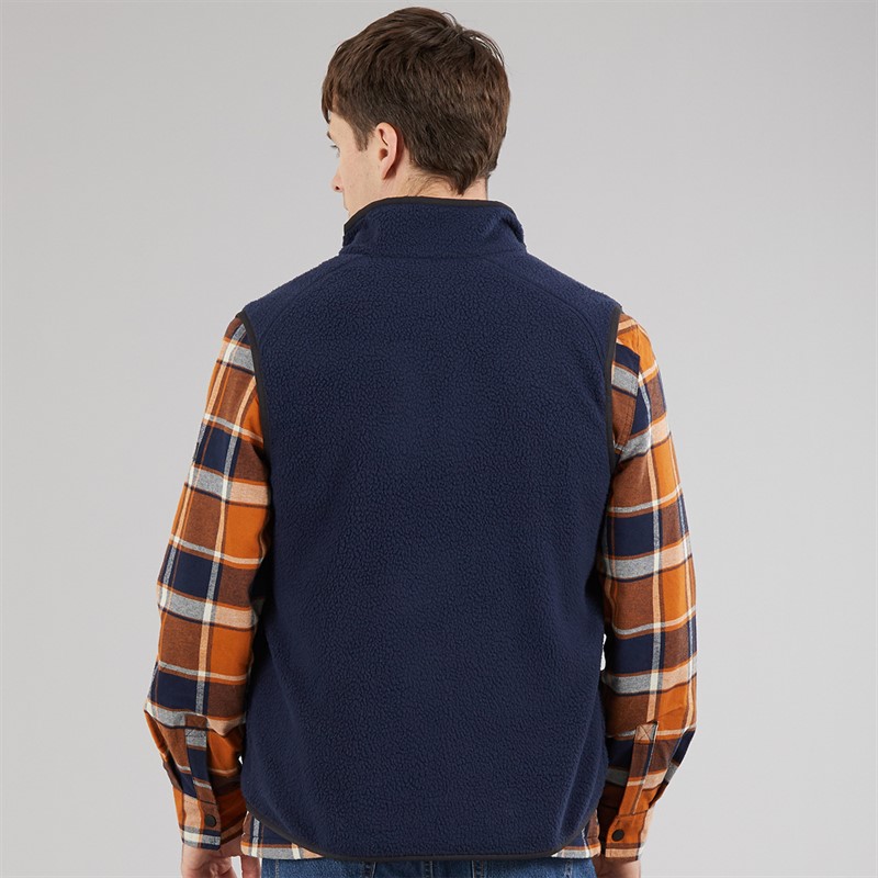 Regatta Mens Frankie Borg Fleece Gilet Navy