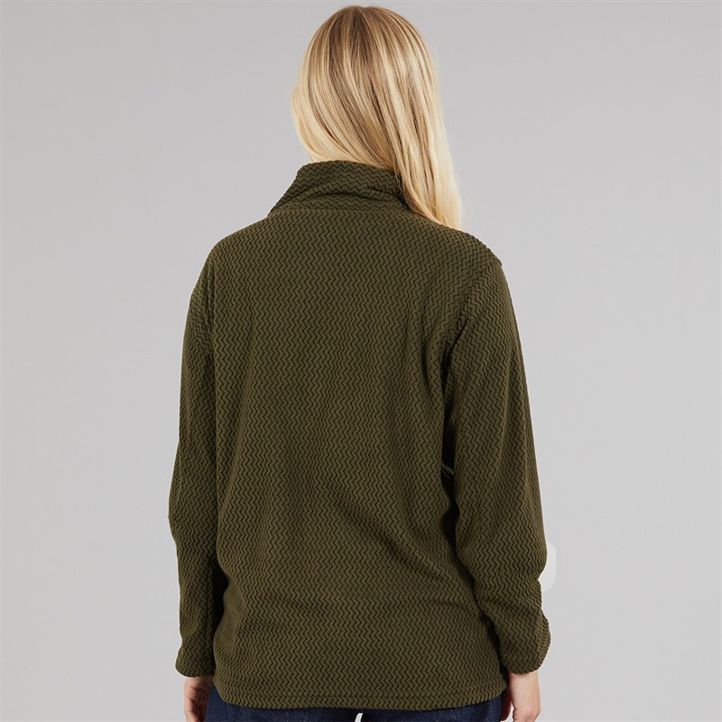 Regatta Womens Heidy Full Zip Fleece Jacket Dark Khaki