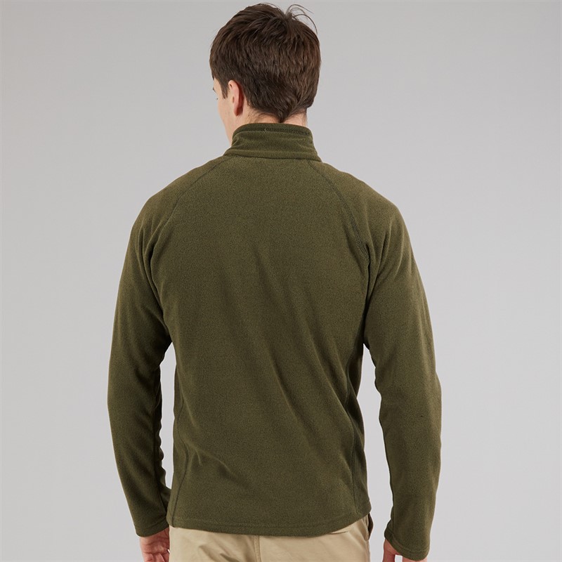 Regatta Mens Kenger 1/2 Zip Fleece Olive Night