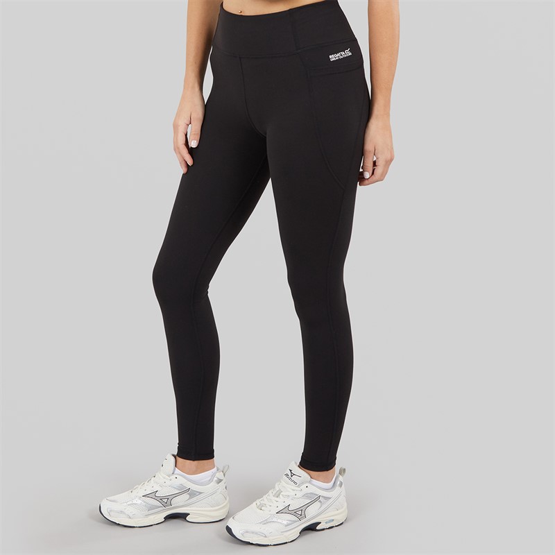 Regatta Womens Holeen Pro Compression Leggings Black