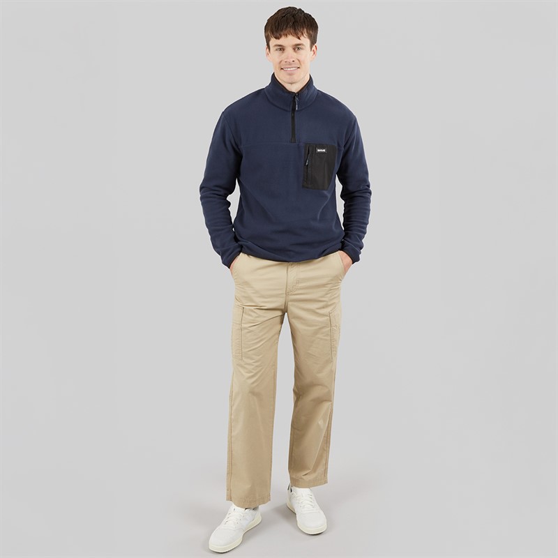 Regatta Mens Frankie 1/2 Zip Fleece Navy