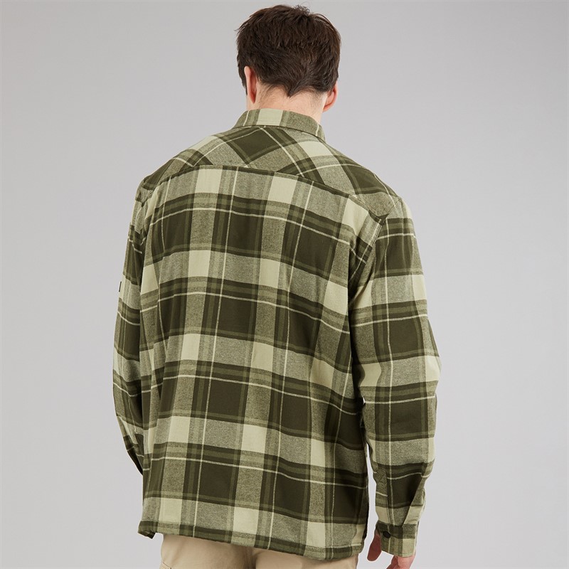 Regatta Mens Spennith Overshirt Dark Khaki/Black