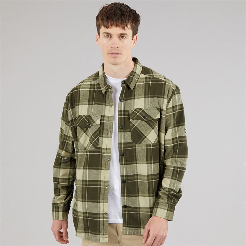 Regatta Mens Spennith Overshirt Dark Khaki/Black