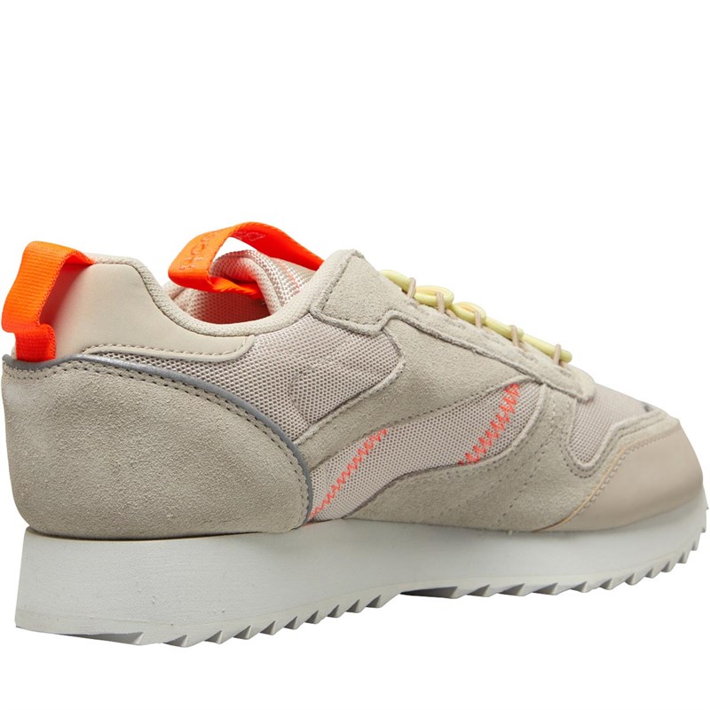 Buy Reebok Classics Womens Classic Leather Ripple Trail Trainers Stucco ...