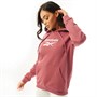 Reebok Classics Womens Classic Foundation Big Logo French Terry Hoodie Rose