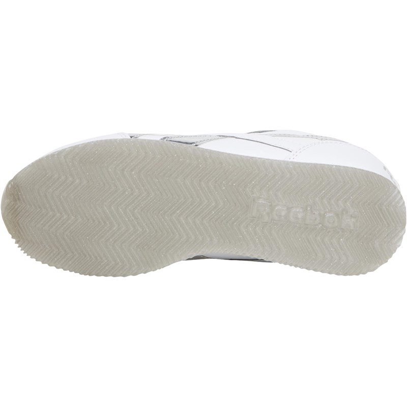 Reebok Classics Junior Royal Classic Joggers Running Shoes White/Silver Metallic/White