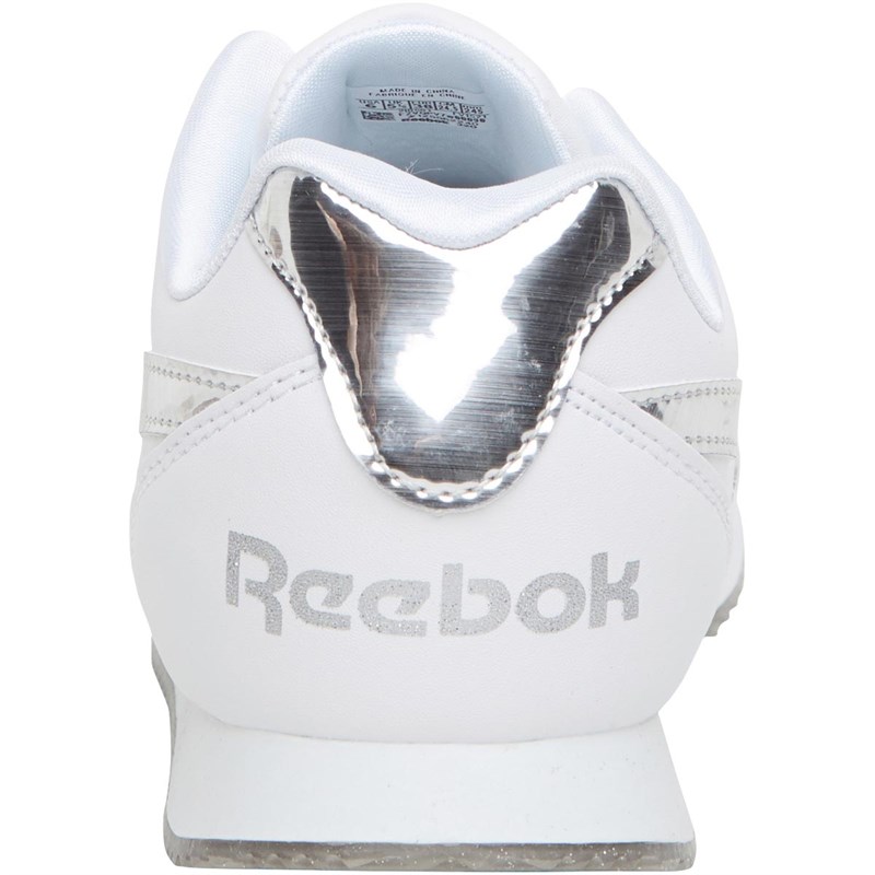 Reebok Classics Junior Royal Classic Joggers Running Shoes White/Silver Metallic/White
