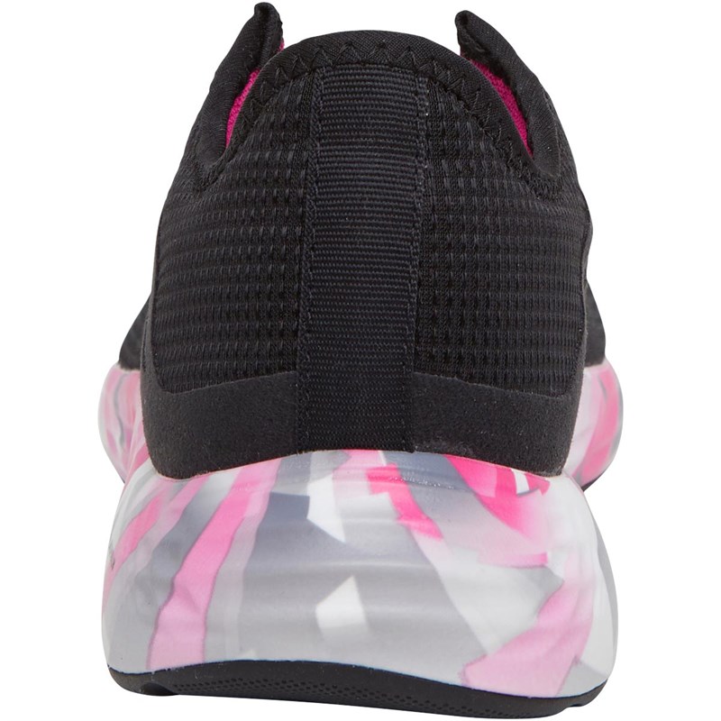 Reebok Classics Womens Reebok Flashfilm 3 Neutral Running Shoes Black/Cold Grey 7/Proud Pink