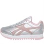 Reebok Classics Childrens Royal Classic 2 Platform Trainers Silver Metallic/Pink Glow/Footwear White