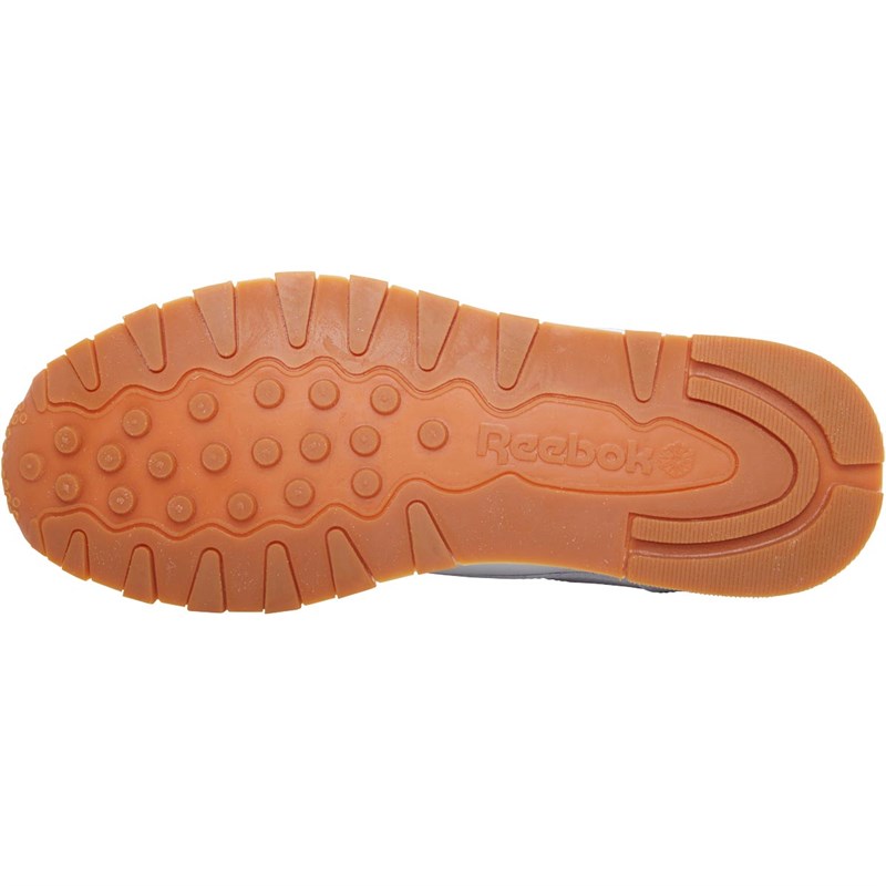 Reebok Classics Mens Classic Leather Trainers White/Gum