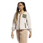Reebok Classics Damen Camping Polar Fleecejacken Ecru