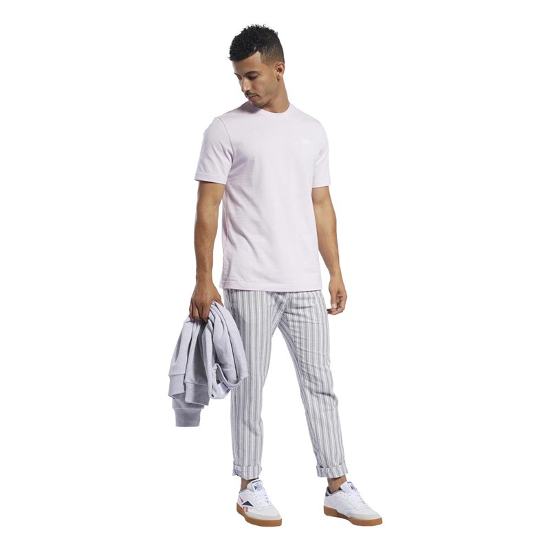 Reebok Classics Small Vector Logo T-Shirt Pixel Pink