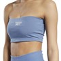 Reebok Classics Womens Strapless Sports Bra Blue Slate