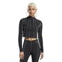Reebok Classics Womens Classics Exposed Seam Long Sleeve Top Black