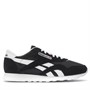 Reebok Classics Mens Classic Nylon Trainers Black/Black/White