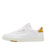 Reebok Classics Mens Court Peak Trainers Footwear White/Chalk/Bright Ochre