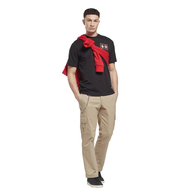 Reebok Classics Mens La Casa De Papel T-Shirt Black