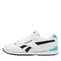 Reebok Classics Mens Royal Glide Ripple Clip Trainers Footwear White/Core Black/Classic Teal