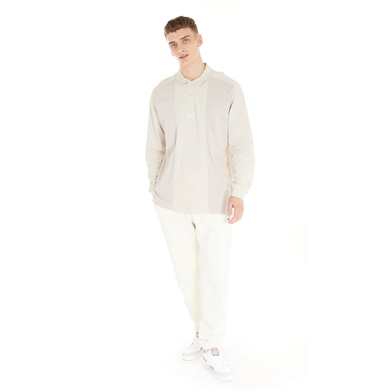 Reebok Classics Mens Classic Long Sleeve T-Shirt Stucco