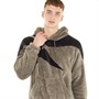 Reebok Classics Mens Classic Vector Sherpa Hoodie Trek Grey