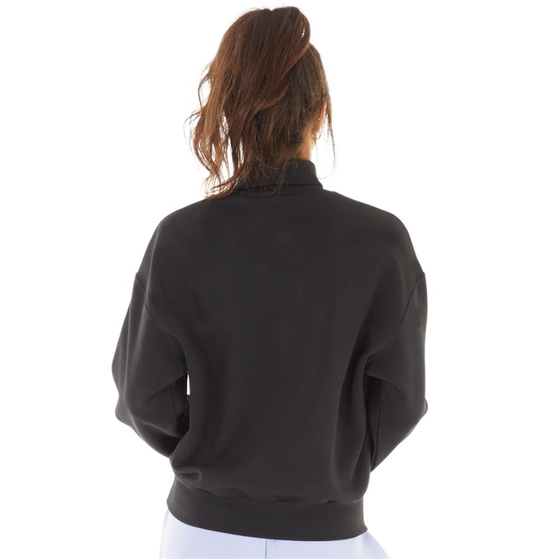 Reebok Classics Womens Classic Sparkle Sweatshirt Black