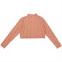 Reebok Classics Womens Classic Wide Seam Natural Dye Long Sleeve Top (Plus Size) Canyon Coral