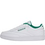 Reebok Classics Club C 85 Trainers Footwear White/Glen Green/Solar Acid Yellow