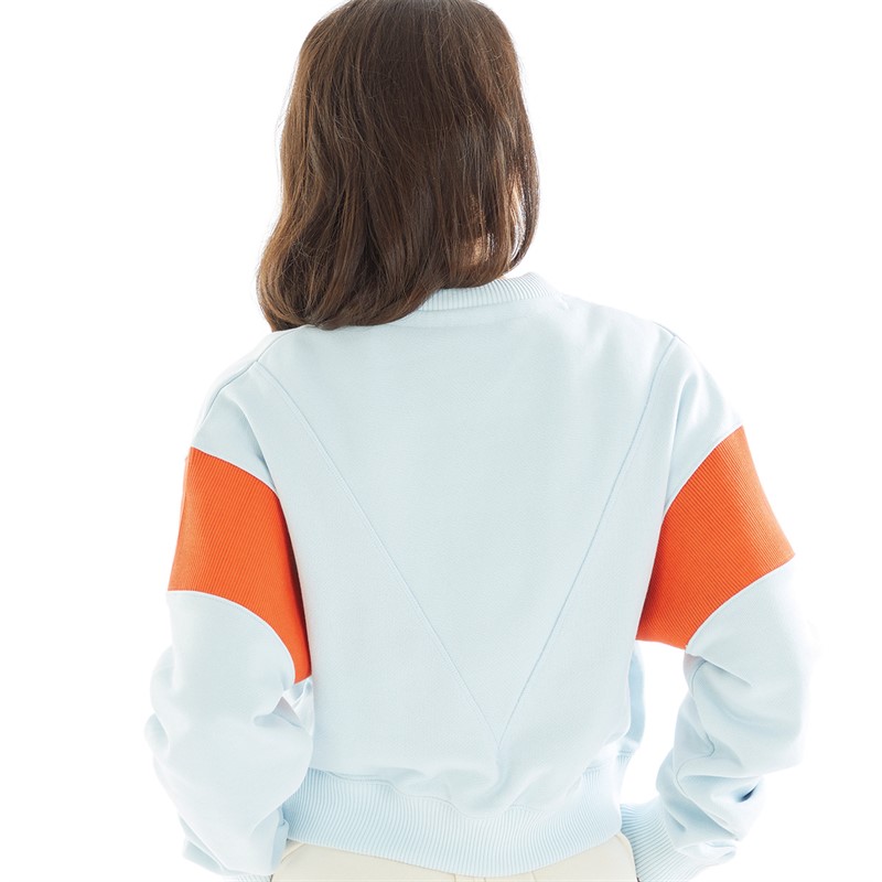 Reebok Classics Womens X Victoria Beckham Graphic Sweatshirt Fresh Blue F17-R