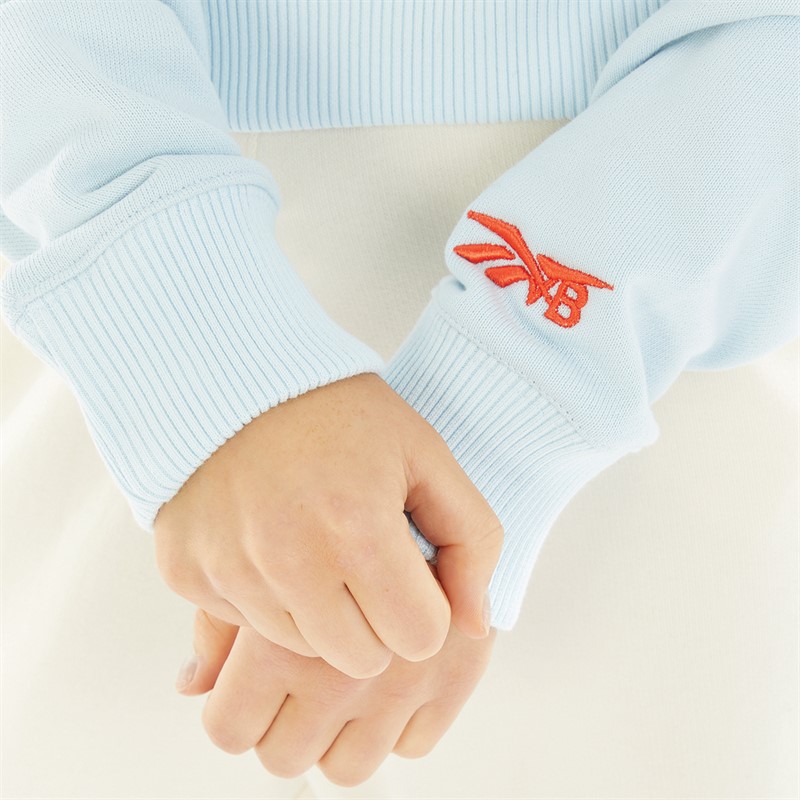 Reebok Classics Womens X Victoria Beckham Graphic Sweatshirt Fresh Blue F17-R