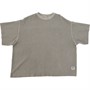 Reebok Classics Womens Classic Natural Dye Waffle T-Shirt (Plus Size) Boulder Grey