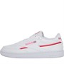 Reebok Classics Womens Club C 85 Vegan Trainers Footwear White/Atomic Pink/Vector Red