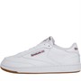 Reebok Classics Mens Club C 85 Trainers Footwear White/Classic Burgundy/Reebok Lee 3