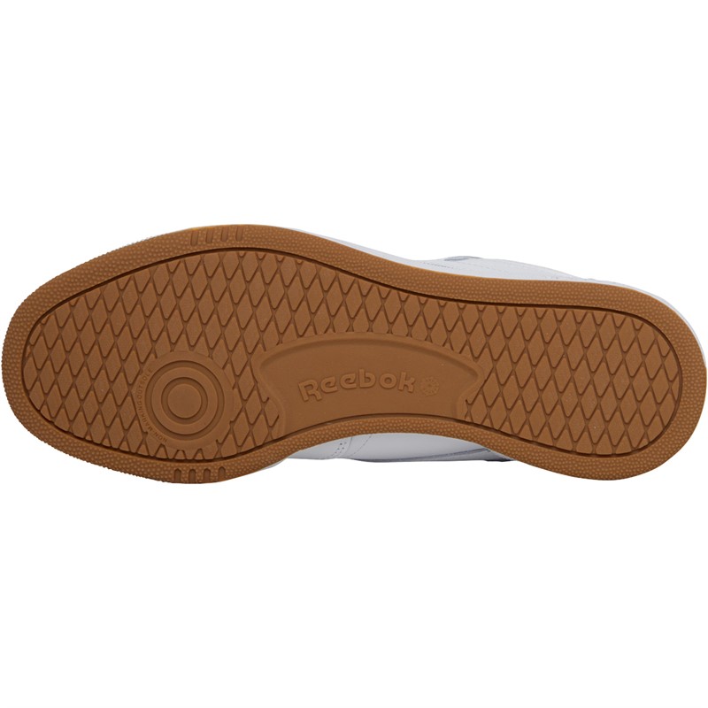 Reebok Classics Mens Club C 85 Trainers Footwear White/Classic Burgundy/Reebok Lee 3