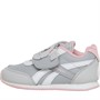 Reebok Classics Infant Girls Reebok Royal Classic Jogger 2 Trainers Pure Grey 3/Pure Grey 2/Pink Glow