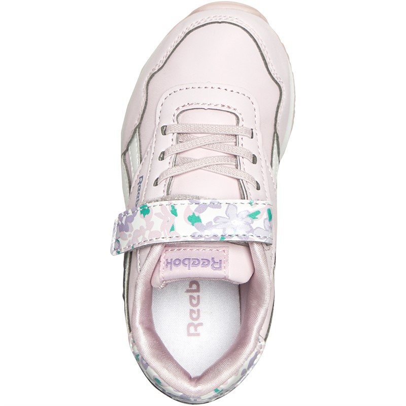 Reebok Classics Infant Girls Reebok Royal Classic Jogger 3 Trainers Pixel Pink/Footwear White/Purple Oasis