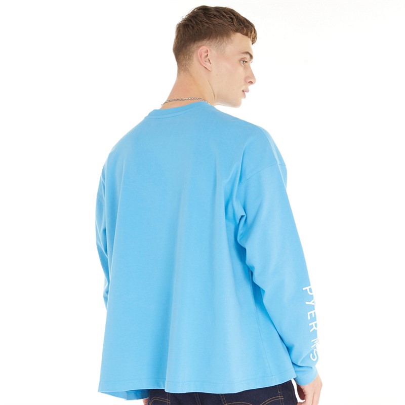 Reebok Classics Mens X Pyer Moss Draped T-Shirt Always Blue