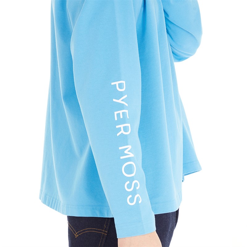 Reebok Classics Mens X Pyer Moss Draped T-Shirt Always Blue