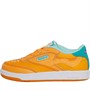 Reebok Classics Infant Peppa Pig Candy Cat X Club C Trainers Maximum Orange/Hazard Orange/Semi Future Teal