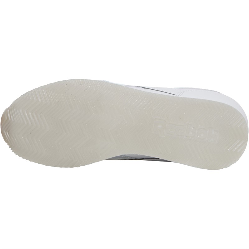 Reebok Classics Junior Girls Reebok Royal Classic Jogger 3 Trainers Footwear White/Footwear White/Silver Metallic