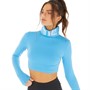 Reebok Classics Womens X Pyer Moss Turtle Neck Top Always Blue
